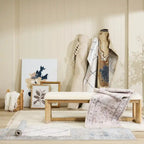 Banc de salle à manger Aspen avec siège en tissu, 64,25 po L