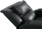 36.50 Fauteuil inclinable électrique en similicuir avec appuie-tête motorisé et deux porte-gobelets