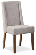 Cedar Dining Chair with Polyester Fabric, Pine Wood