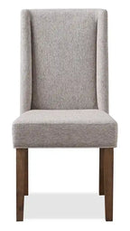 Chaise de salle à manger Cedar en tissu polyester, bois de pin