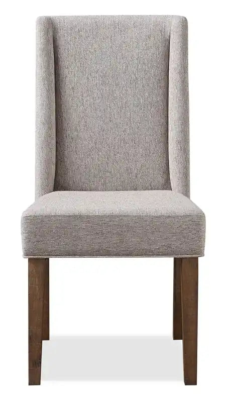 Chaise de salle à manger Cedar en tissu polyester, bois de pin
