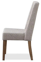 Chaise de salle à manger Cedar en tissu polyester, bois de pin