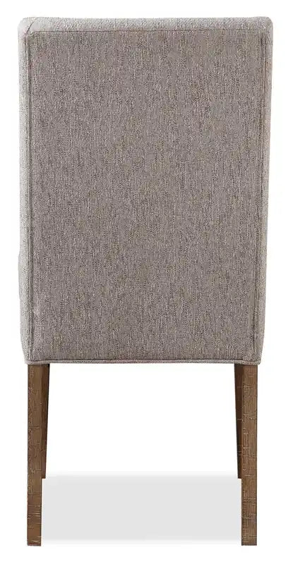 Chaise de salle à manger Cedar en tissu polyester, bois de pin