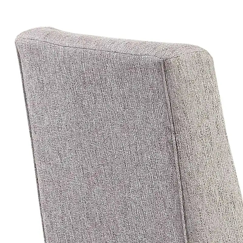 Chaise de salle à manger Cedar en tissu polyester, bois de pin