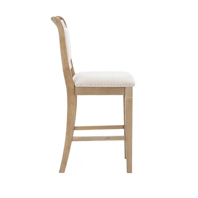 Tabouret de bar Emmy en tissu