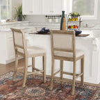 Tabouret de bar Emmy en tissu
