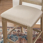 Tabouret de bar Emmy en tissu