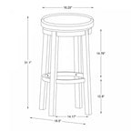 Tabouret de bar en similicuir Maya