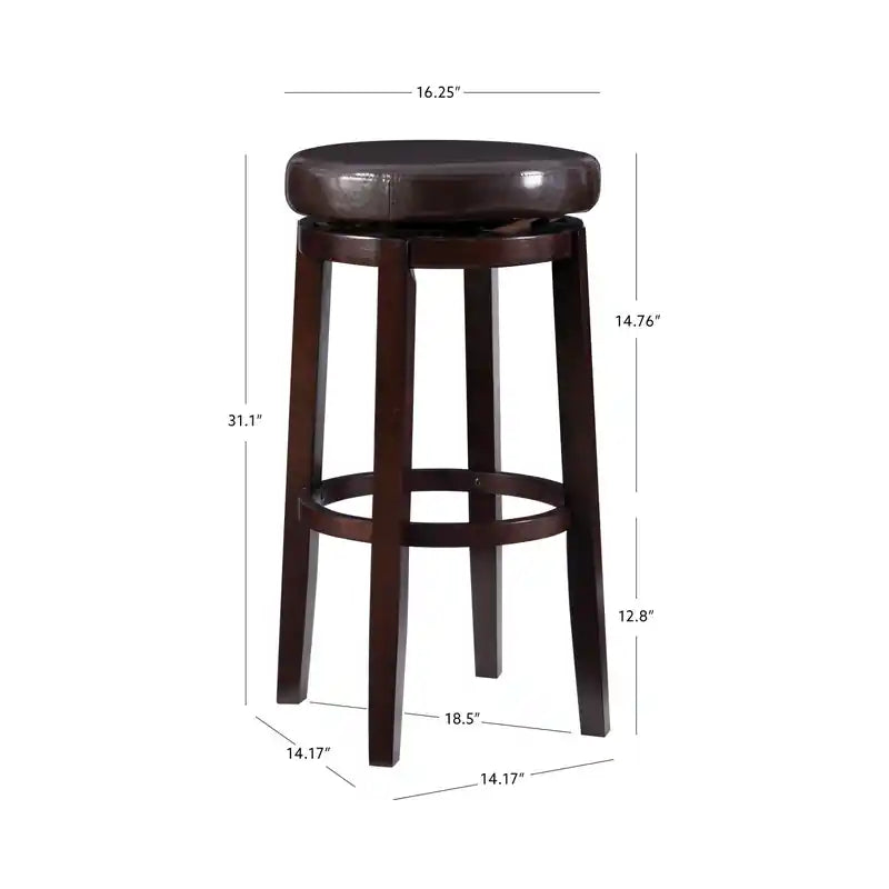 Tabouret de bar en similicuir Maya