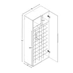 Meuble de rangement 40 casiers pour chaussures