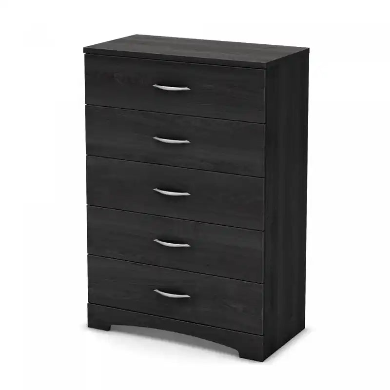 Step One 5-drawer Chest - Gray Oak