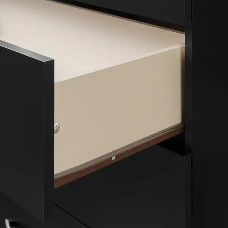 Commode 5 tiroirs - Chêne gris