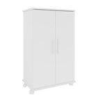 Manhattan Comfort Innovative Catalonia Mobile Shoe Closet with 6 Shelves