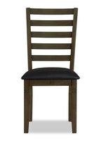 Chaise de salle à manger Devon avec tissu en cuir végétalien