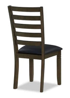 Chaise de salle à manger Devon avec tissu en cuir végétalien
