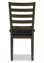 Chaise de salle à manger Devon avec tissu en cuir végétalien