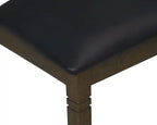 Chaise de salle à manger Devon avec tissu en cuir végétalien