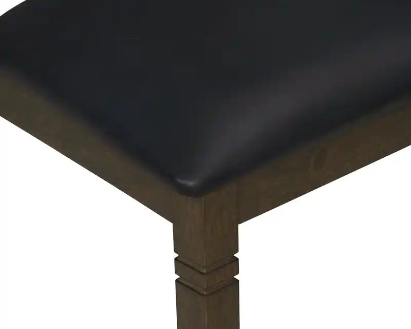 Chaise de salle à manger Devon avec tissu en cuir végétalien