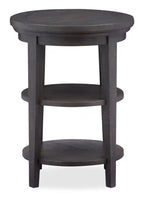 Table d'appoint traditionnelle en pin Hanson, 18 po, ronde
