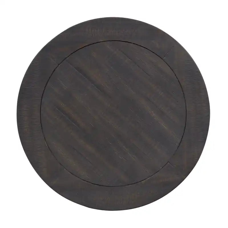 Table d'appoint traditionnelle en pin Hanson, 18 po, ronde