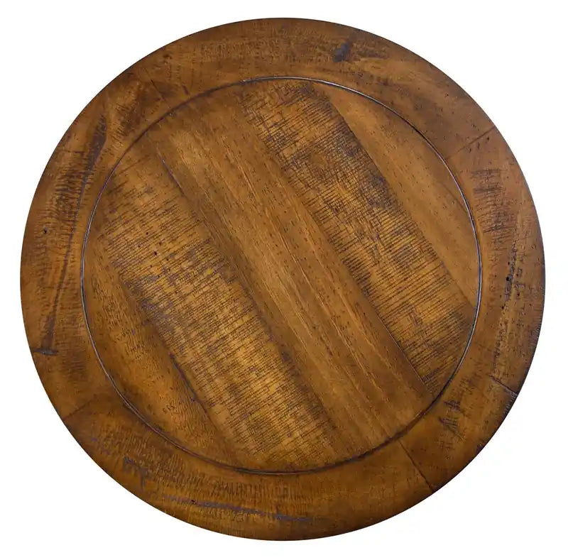 Table d'appoint traditionnelle en pin Hanson, 18 po, ronde