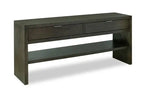 Hatfield 64 Modern Solid Wood Sofa Table with Storage - Homestead Brown