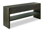 64 Table basse en bois massif moderne avec rangement - Homestead Brown