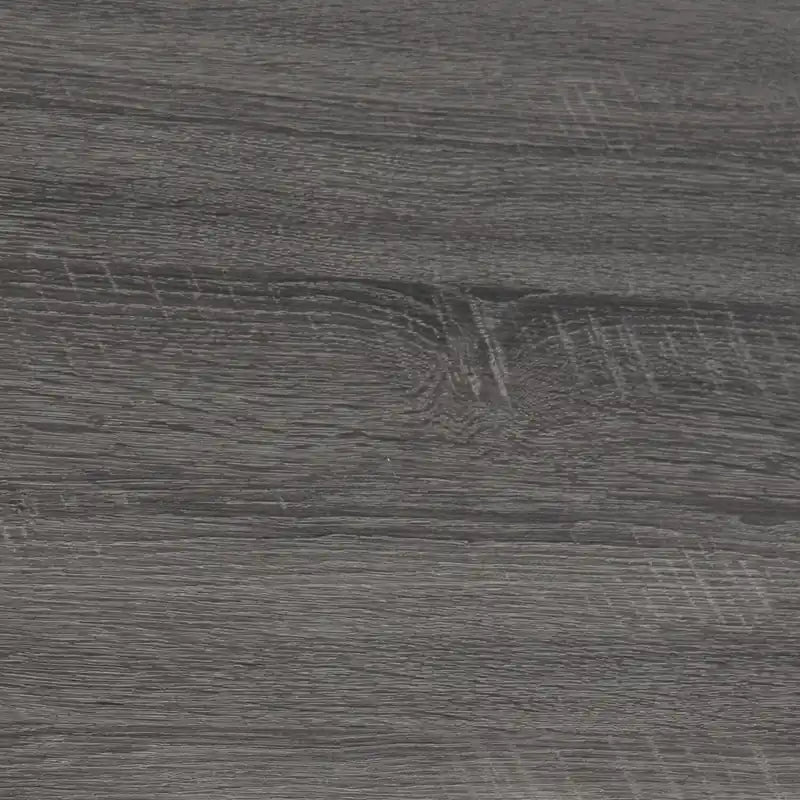 47,25 Table basse et d'appoint rustique (lot de 2) avec rangement et étagère - Gris vieilli