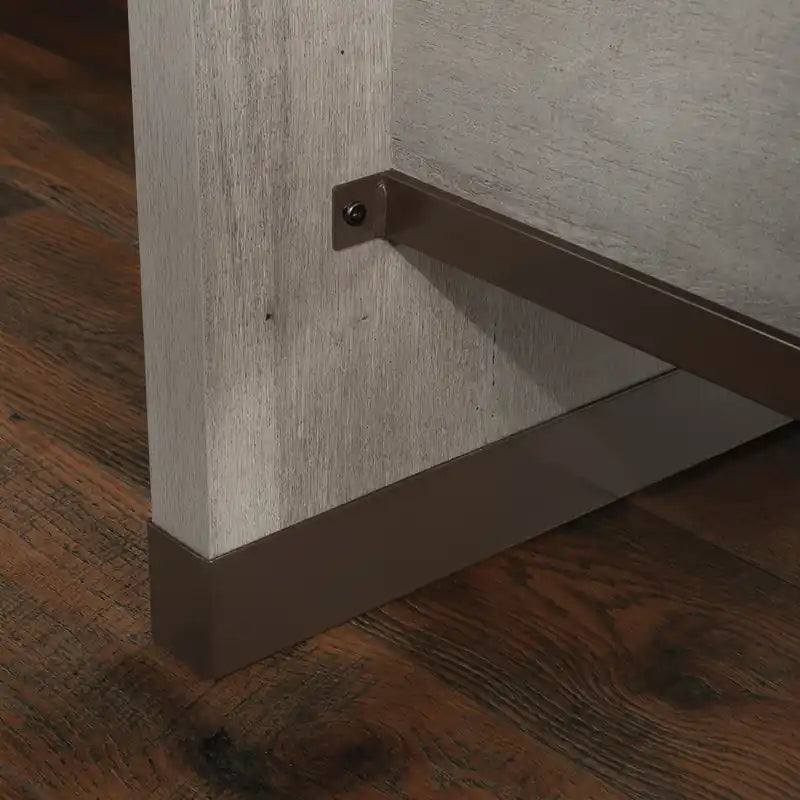 Bureau d'angle professionnel Manhattan Gate 65.98 avec 2 tiroirs - Chêne Mystic