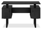 Bureau de 47,75 po avec 2 armoires de rangement
