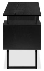 Bureau de 47,75 po avec 2 armoires de rangement