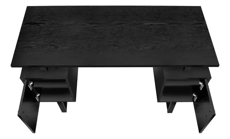 Bureau de 47,75 po avec 2 armoires de rangement