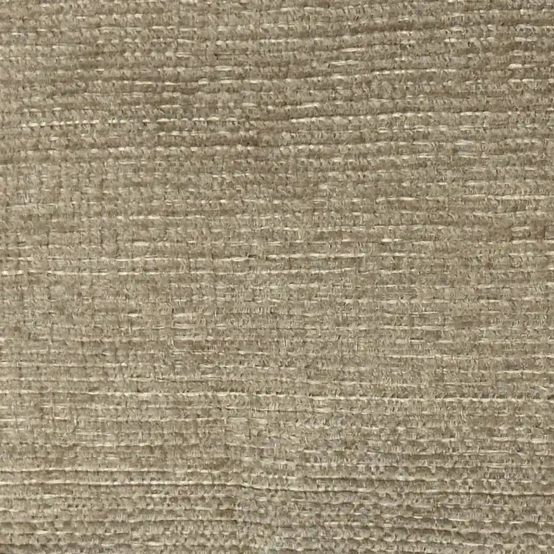 Fauteuil en tissu chenille avec garniture cloutée et pieds tournés en bois